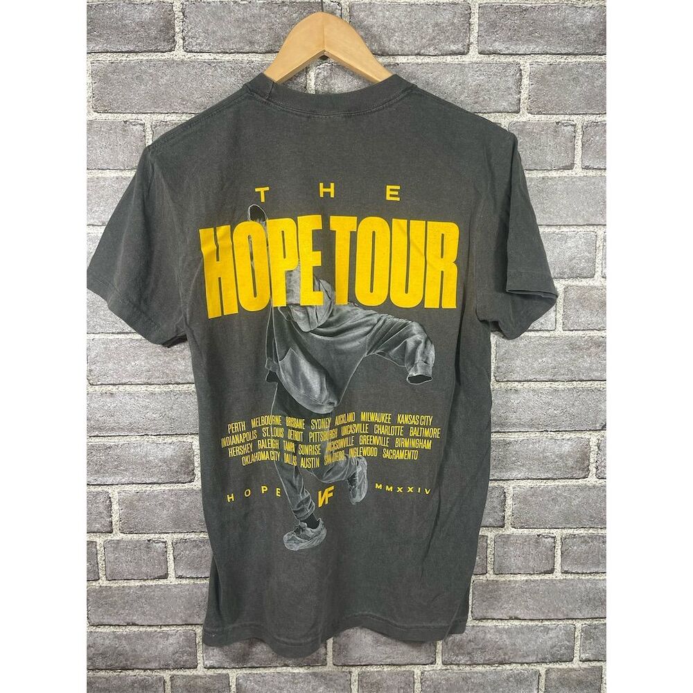 NF Hope Tour 2023 Men's Black Graphic T-Shirt Size S